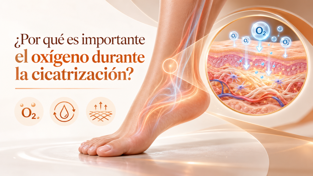 ¿Por qué es importante el oxígeno durante la cicatrización?