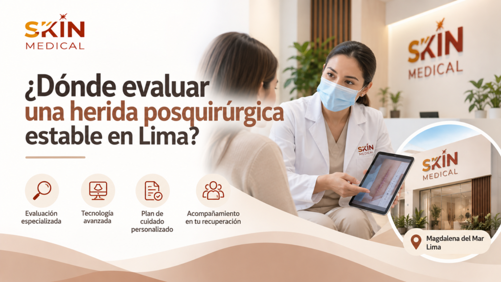 ¿Dónde evaluar una herida posquirúrgica estable en Lima?