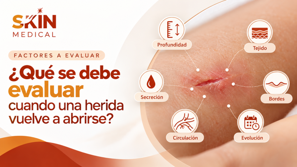 ¿Qué se debe evaluar cuando una herida vuelve a abrirse?