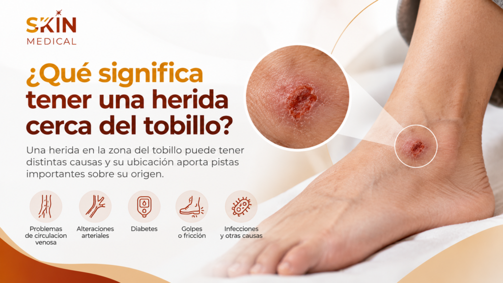 ¿Qué significa tener una herida cerca del tobillo?
