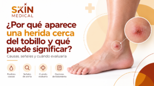 ¿Por qué aparece una herida cerca del tobillo y qué puede significar?