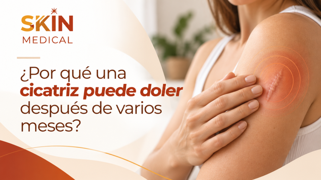 ¿Por qué una cicatriz puede doler después de varios meses?
