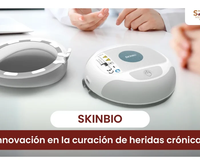 Dispositivos médicos SKINBIO para la innovadora curación de heridas crónicas.